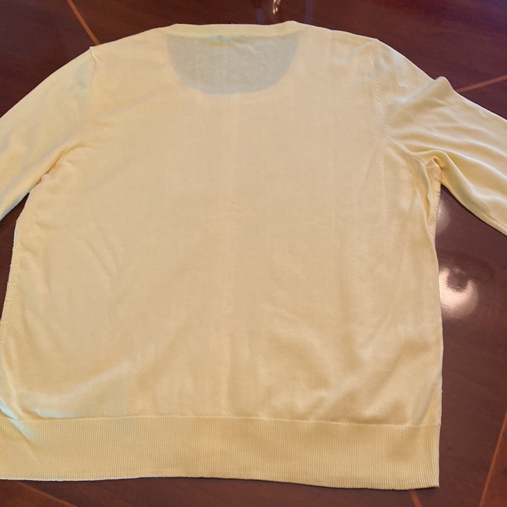Talbots yellow sweater - Picture 5 of 9